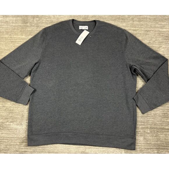 Saddlebred Sweater‎ Mens 2XL Gray Crew Neck Long Sleeve Pullover NWT - Picture 1 of 9